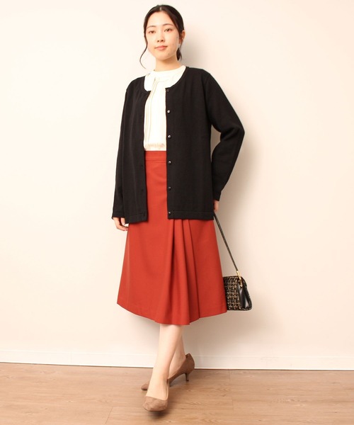 「MB mint breeze」 ニットカーディガン LL グリーン レディース_画像4