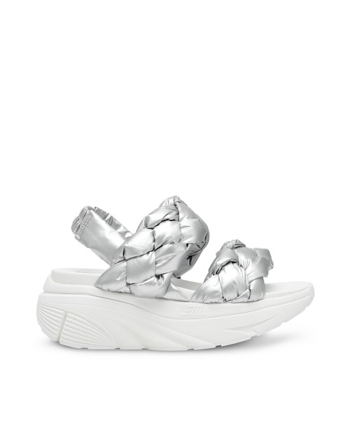 【Steve Madden】エレガントソールサンダル 上品で華やか 白 STEVE MADDEN サンダル ボリュームソールサンダル/S.MADDEN
