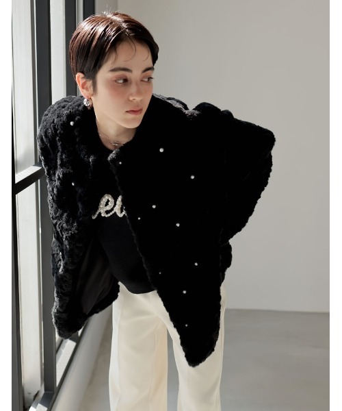 「Re:EDIT」 「MEISM」長袖ニット LARGE グレー レディース_画像8