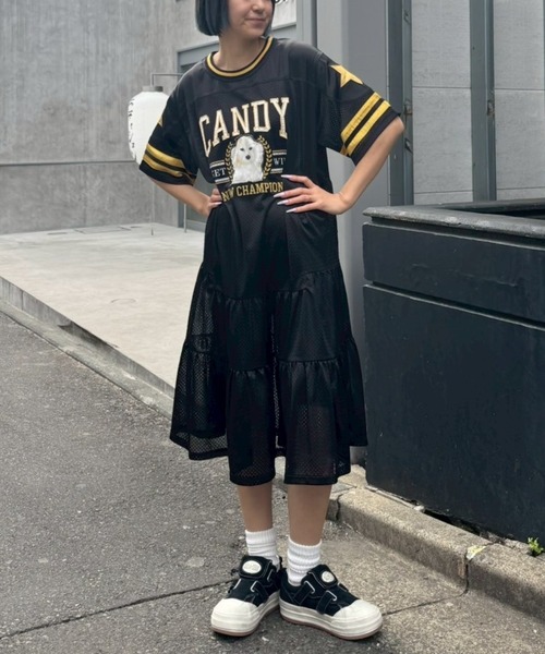 ワンピース candy Candy Stripper ワンピース NEW CHAMPION DOCKING : ZOZOTOWN