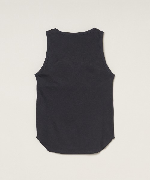 ★美品 BLAMINK黒タンクトップ 0 ノースリーブシャツ ブラック Tシャツ FOLLOWIN（フォロウィン） タンクトップ ノースリーブ 「UNISEX