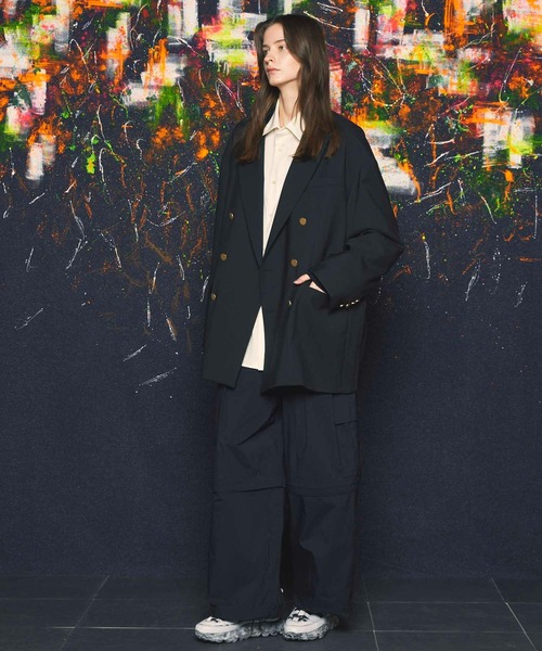 MAISON SPECIAL（メゾンスペシャル） テーラードジャケット X ブラック