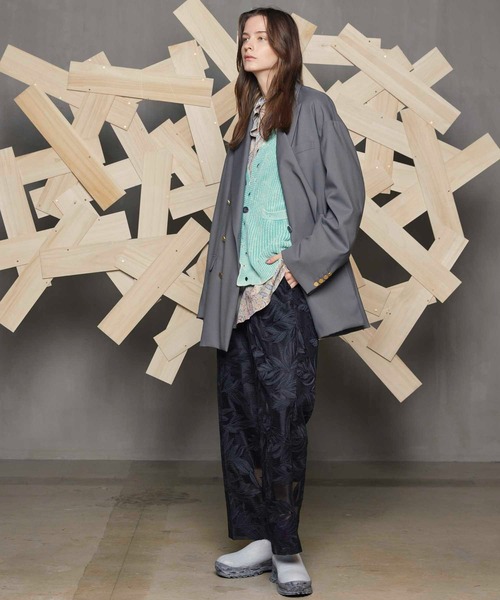 MAISON SPECIAL（メゾンスペシャル） テーラードジャケット X ブラック