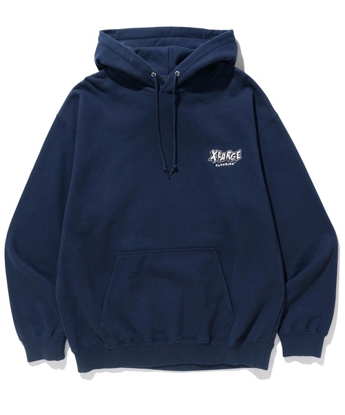 「美品」XLARGE ネイビー パーカー XLARGE 「XLARGE」 プルオーバーパーカー M ネイビー メンズ