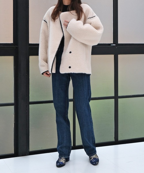 AKTE / ジャケット/FREE/ポリエステル/PNK/125306080 AKTE（アクテ） ジャケット FREE ホワイト レディース : ZOZOTOWN