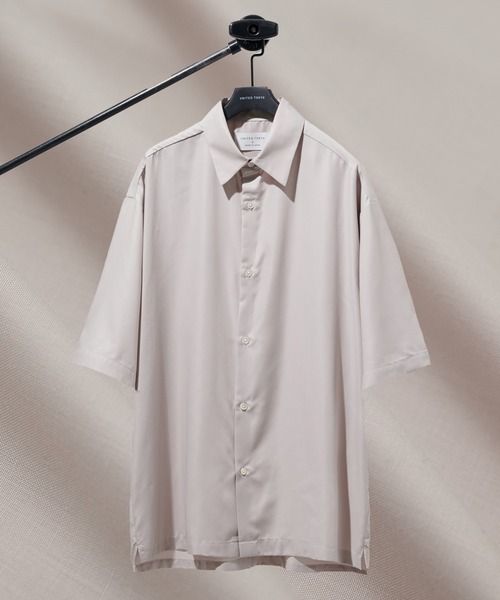 UNITED TOKYO シャツ DRY RAYON ショートスリーブシャツ 接触冷