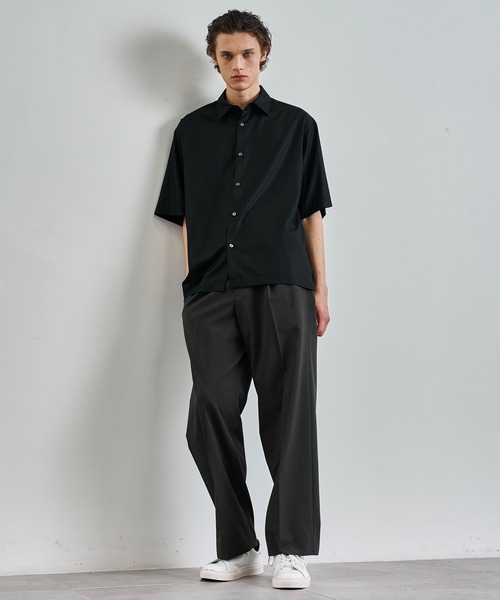 UNITED TOKYO DRY RAYON ショートスリーブ シャツ 1 COLD DRY ショートスリーブシャツ(1 LIGHT GREY): : メンズ