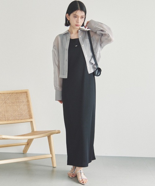 DOUX ARCHIVES（ドゥアルシーヴ） ワンピース リブ2WAYノースリーブ