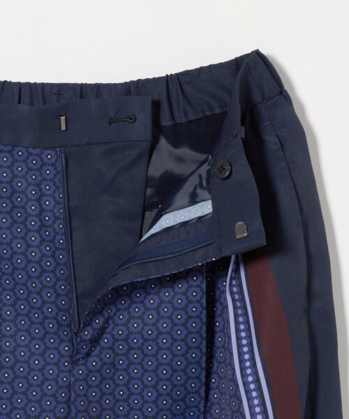 UNITED ARROWS パンツ パネルプリント ワイド レディース