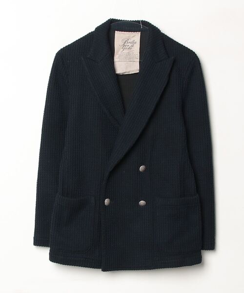 Brilla per I’ll gusto ネイビー テーラードジャケット Brilla per il gusto 「BRILLA gusto」 テーラードジャケット S