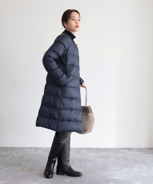 「Pyrenex」 ダウンコート 38 ブラック レディース_画像3