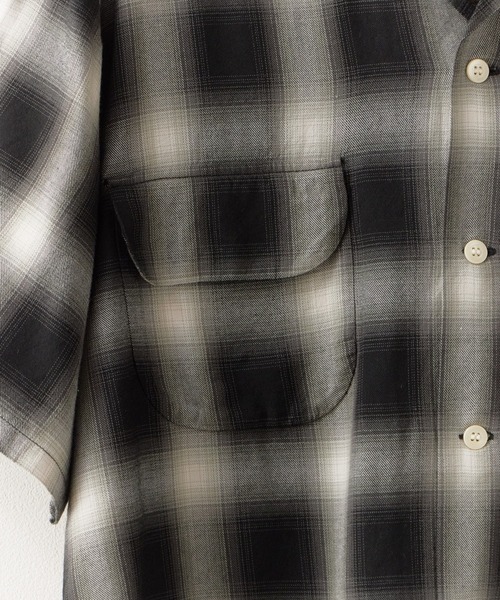 orSlow シャツ orSlow/オアスロウ OMBRE CHECK SHORT SLEEVE
