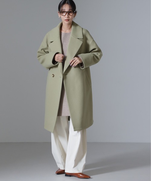 NANO universe（ナノ・ユニバース） チェスターコート FREE ブラック