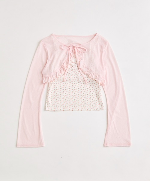 olive des olive ボレロセット ピンク olive des olive ボレロセット ピンク - メルカリ