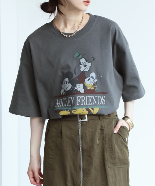 Disney tシャツ 「Disney/ディズニー」 ミッキー アートワーク