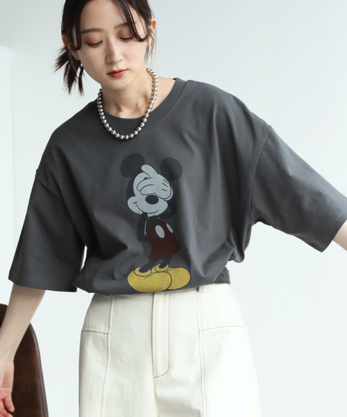 Disney tシャツ 「Disney/ディズニー」 ミッキー アートワーク