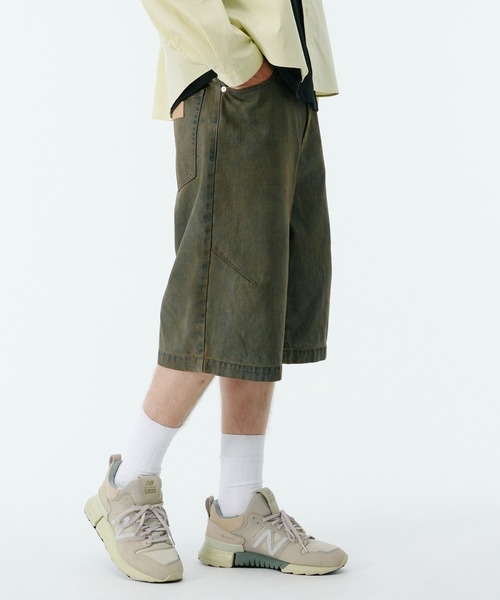 PUBLIC TOKYO ジーンズ DENIM バギーデニムショートパンツ