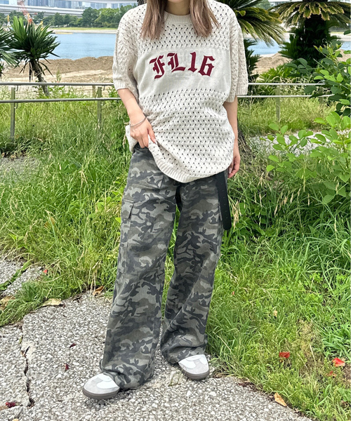「sedacle」 半袖ニット SMALL レッド メンズ