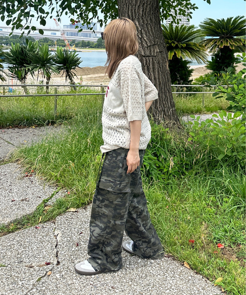 「sedacle」 半袖ニット SMALL レッド メンズ
