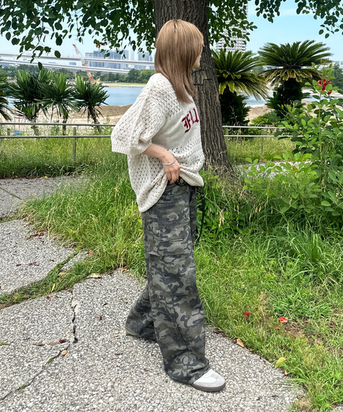 「sedacle」 半袖ニット SMALL レッド メンズ