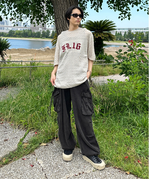「sedacle」 半袖ニット SMALL レッド メンズ