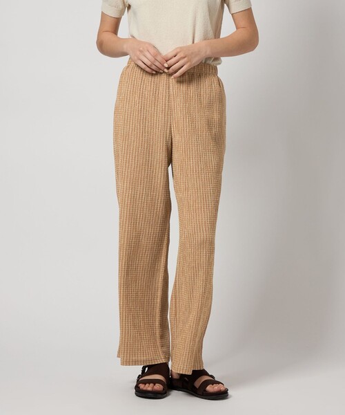 まうす】Steven Alan スティーブンアラン チェックシルクパンツ