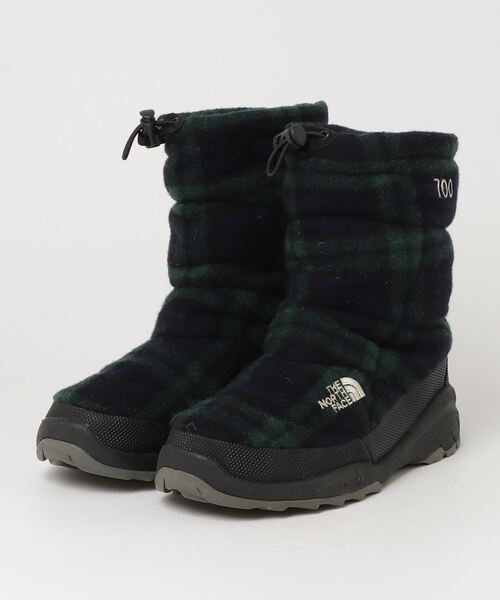 THE NORTH FACE（ザ ノースフェイス） チェック柄ブーツ 24cm グリーン