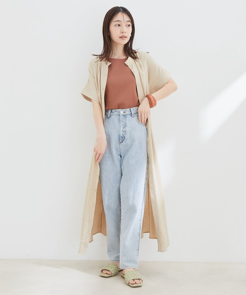 Curensology(カレンソロジー)/コットンリネンドルマンワンピース