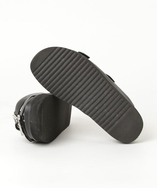 【美品】ODETTE E ODILE ラインストーン厚底サンダル22.5ブラック Amazon | [オデット エ オディール] ミックスラインウェッジ