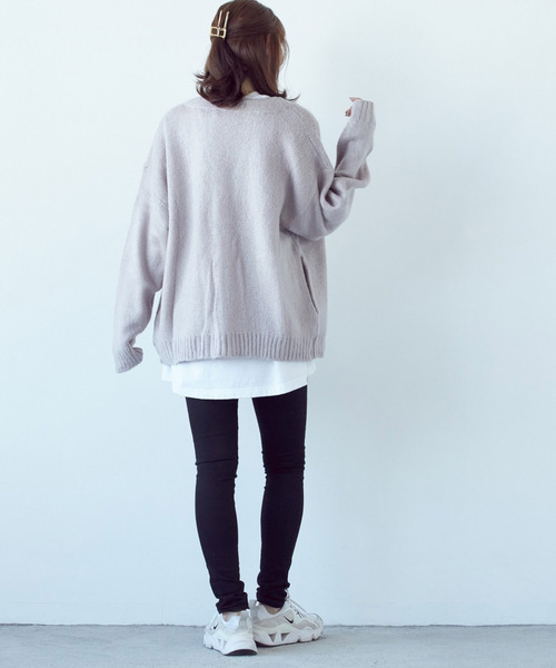 ARCADE（アーケード） カーディガン 男女兼用 モヘアタッチ ワイド