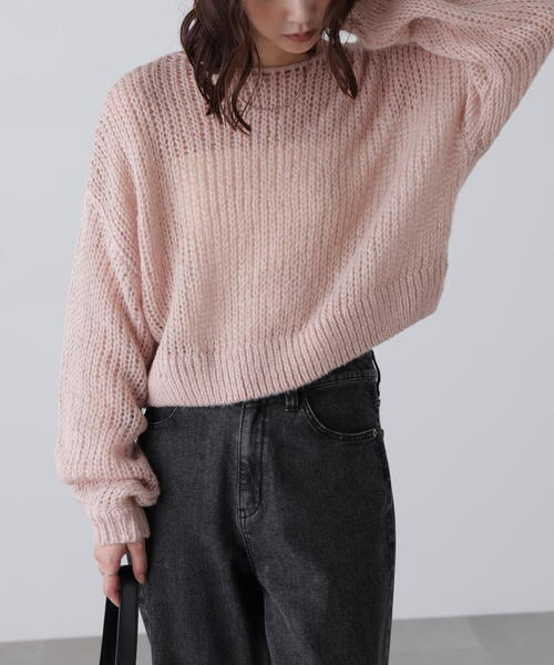 FREE'S MART（フリーズマート） ニット セーター シアーモヘヤライク