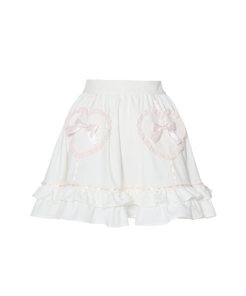 Fiorforte スカート Heart frill skirt : ZOZOTOWN Yahoo!店 - 通販
