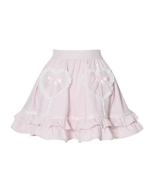 Fiorforte スカート Heart frill skirt : ZOZOTOWN Yahoo!店 - 通販