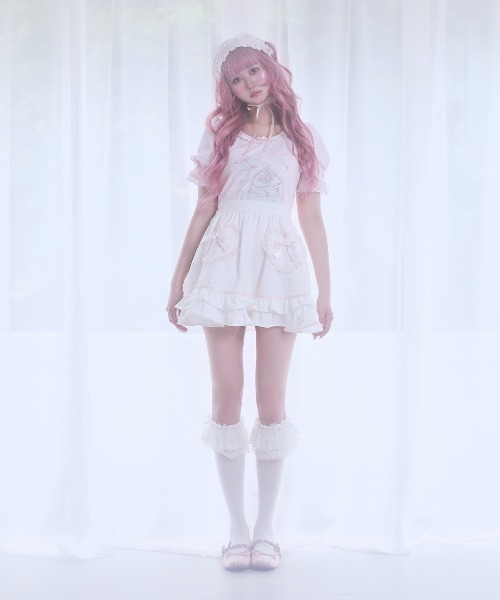 スカート Heart logo tiered skirt BEAMS HEART（ビームス ハート）タック ティアードスカート（スカート