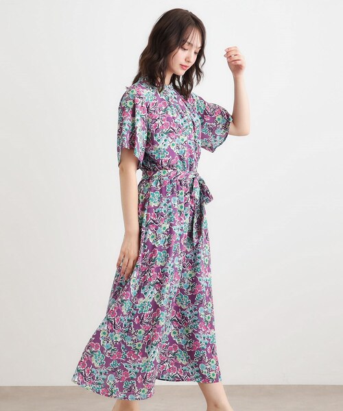 Laura Ashley ワンピース LAURA ASHLEY（ローラアシュレイ）ダブル襟ワンピース | 犬服