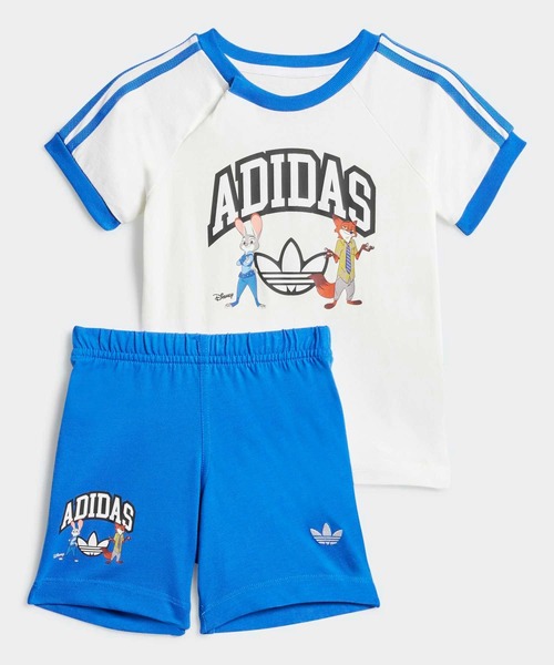 adidas ジャージ ディズニー ショーツと半袖Tシャツのセット