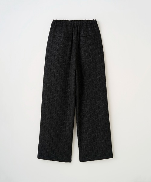 Juha（ユハ） スラックス 2TUCK WIDE SUMMER TWEED PANTS メンズ