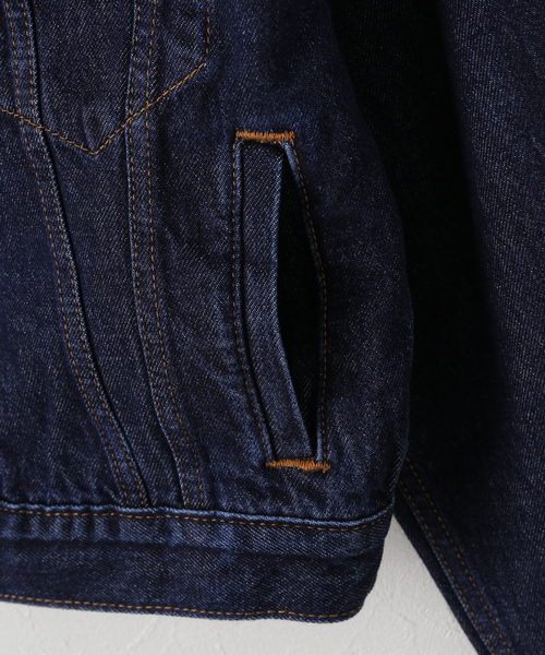 Levi'sPREMIUM　デニムジャケット　Gジャン　ネイビー　オーバーサイズ Levi's デニムジャケット gジャン Levi's/リーバイス ミディアム