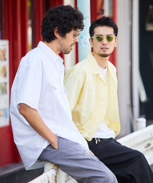 「5525Gallery」 半袖シャツ M グレー メンズ_画像2