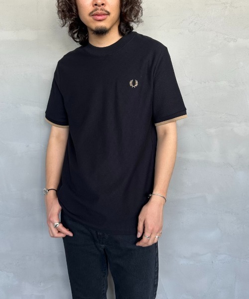 FRED PERRY（フレッドペリー） 半袖Tシャツ S ブラック レディース