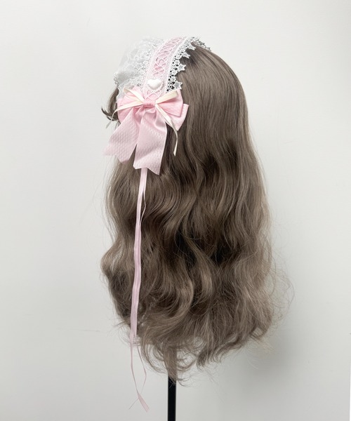 MAISON SELECT 9C37 星レース ボリュームフリル リボン プリンセス