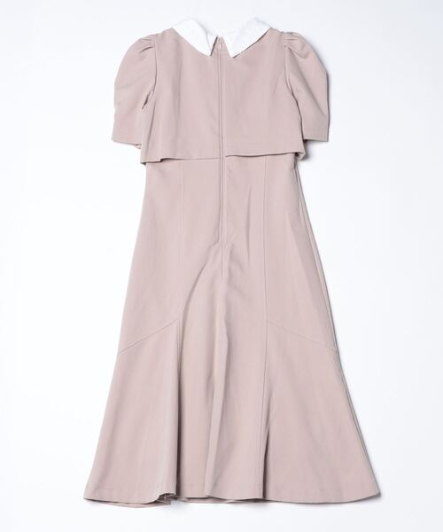 「ASTORIA ODIER」 半袖ワンピース MEDIUM ピンクベージュ レディース_画像4