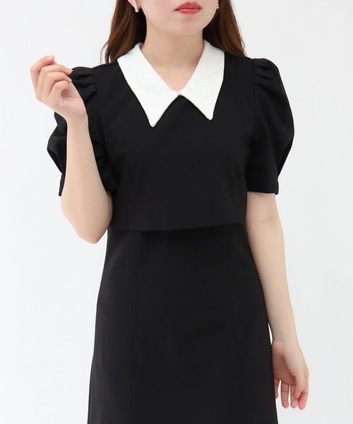 「ASTORIA ODIER」 半袖ワンピース MEDIUM ピンクベージュ レディース_画像6