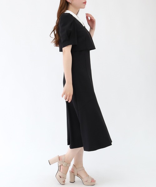 「ASTORIA ODIER」 半袖ワンピース MEDIUM ピンクベージュ レディース_画像9