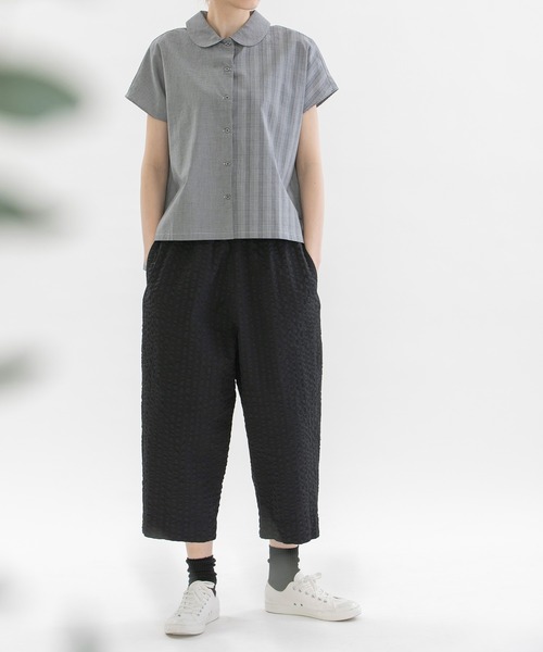 「nop de nod」 半袖シャツ 3 スミクロ レディース_画像8