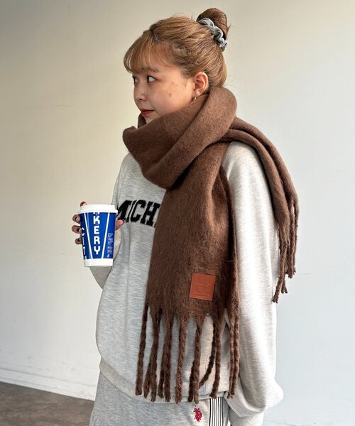 CPCM（シーピーシーエム） マフラー ストール ふわふわバルキー