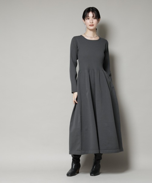 NANO universe（ナノ・ユニバース） ワンピース フォルムスカート