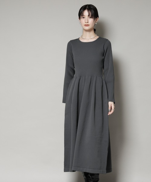 ワンピース nono NANO universe（ナノ・ユニバース） ワンピース フォルムスカート