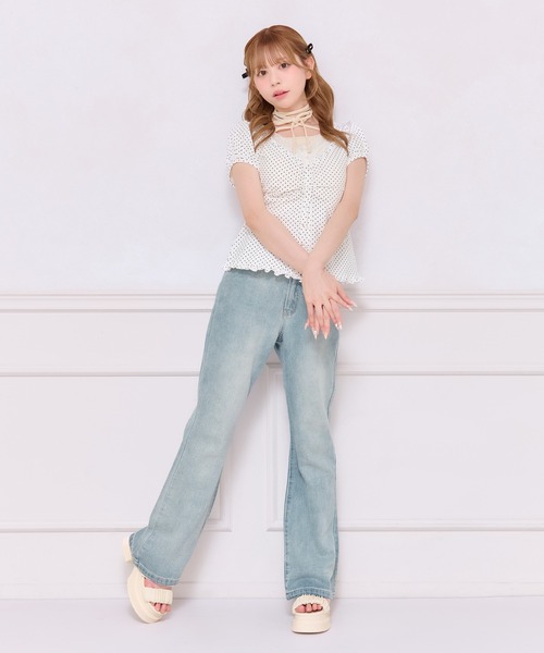 「apres jour」 半袖カットソー X-LARGE オフホワイト レディース_画像3