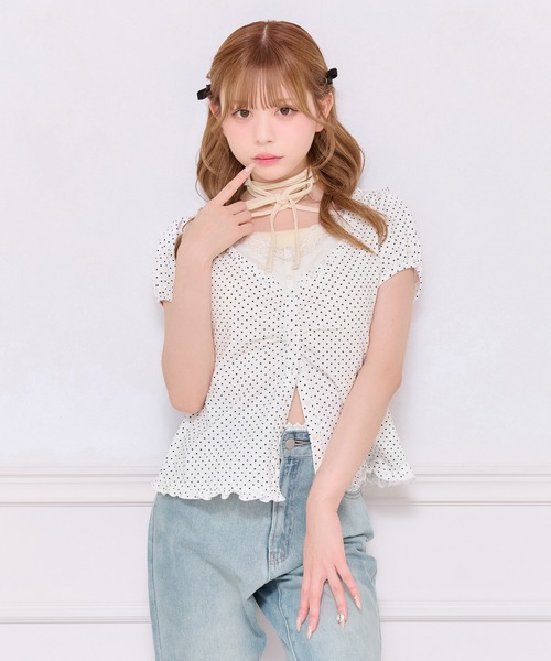 「apres jour」 半袖カットソー X-LARGE オフホワイト レディース_画像5